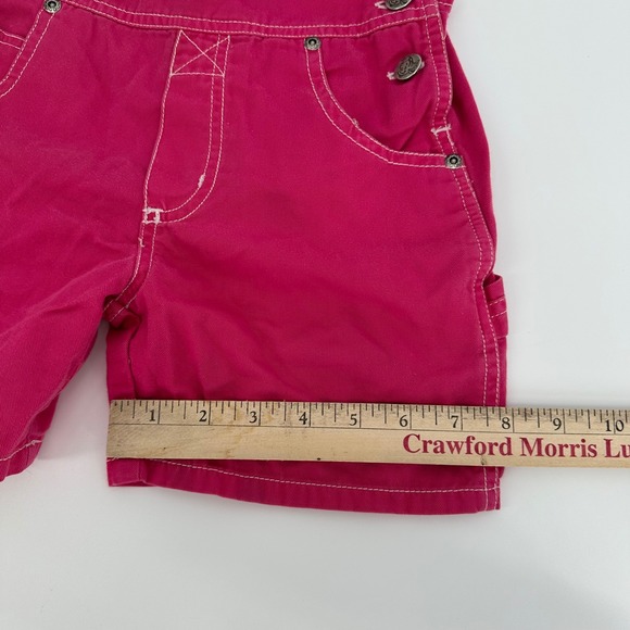 Vintage 80s Disney Little Mermaid Ariel Overalls Shorts Toddler Size 4 Pink RARE - Picture 12 of 12